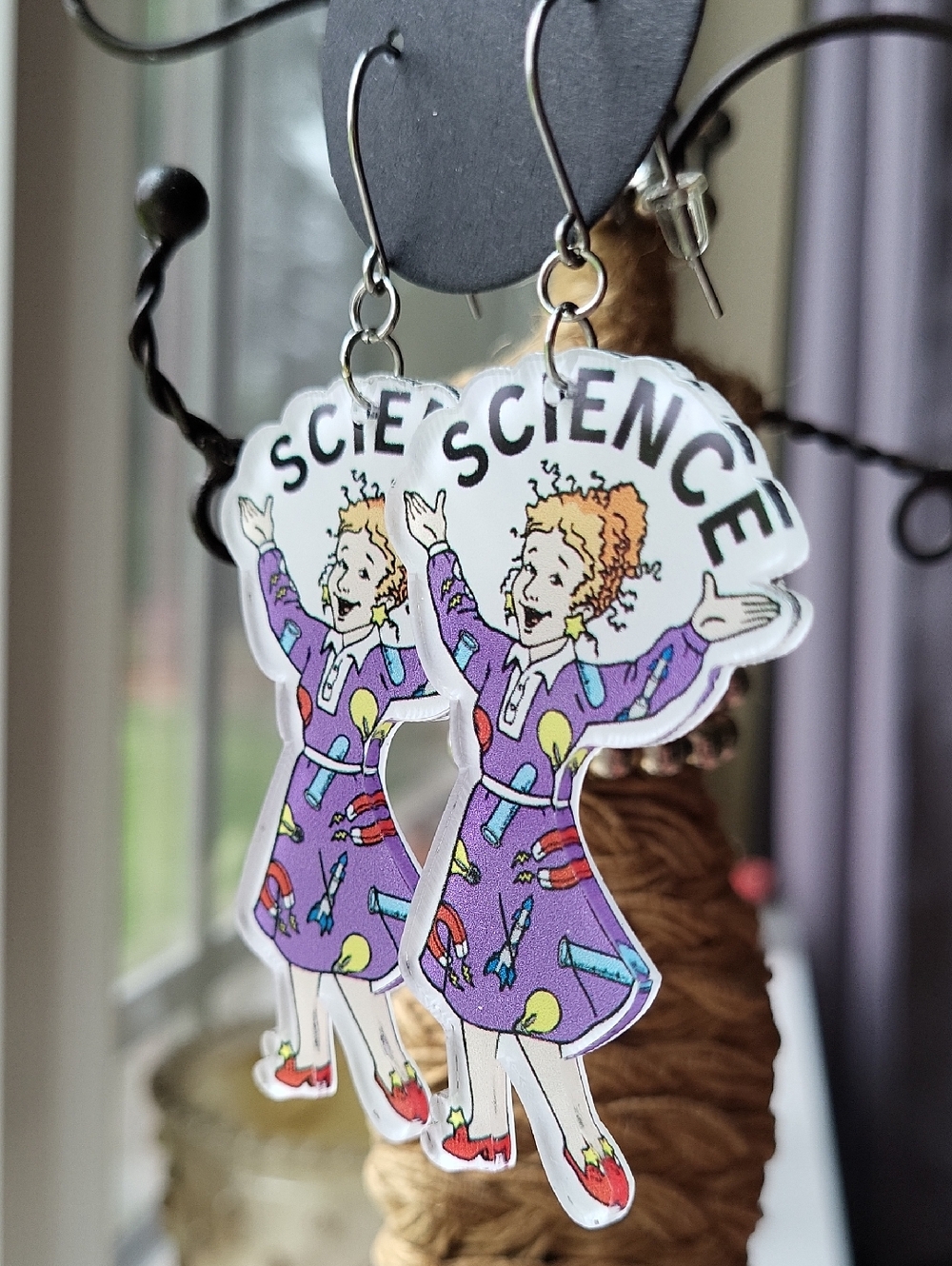 Ms. Frizzle Science Earrings